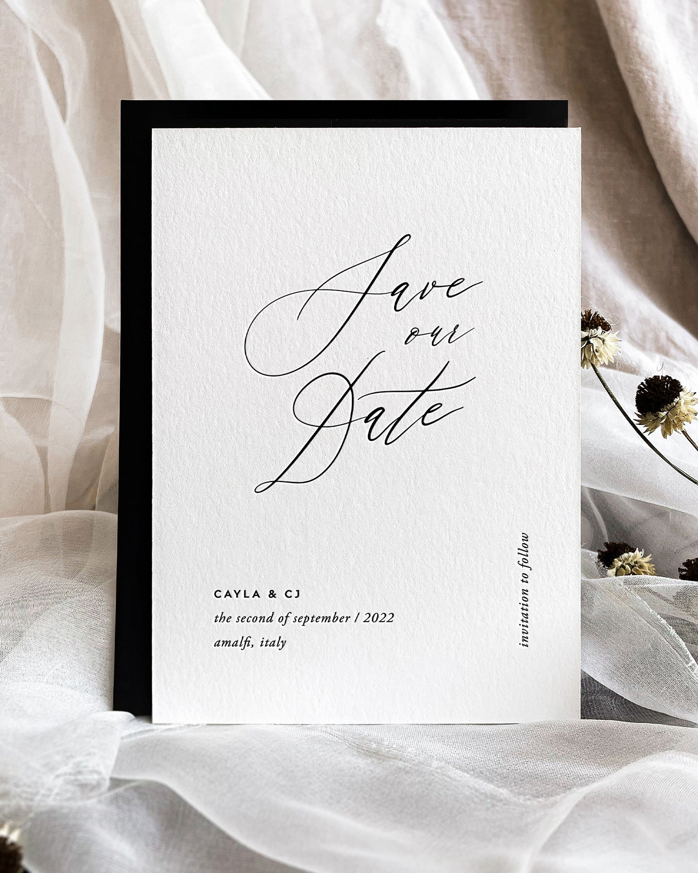 Dolce Save the Date - Typeset Creative